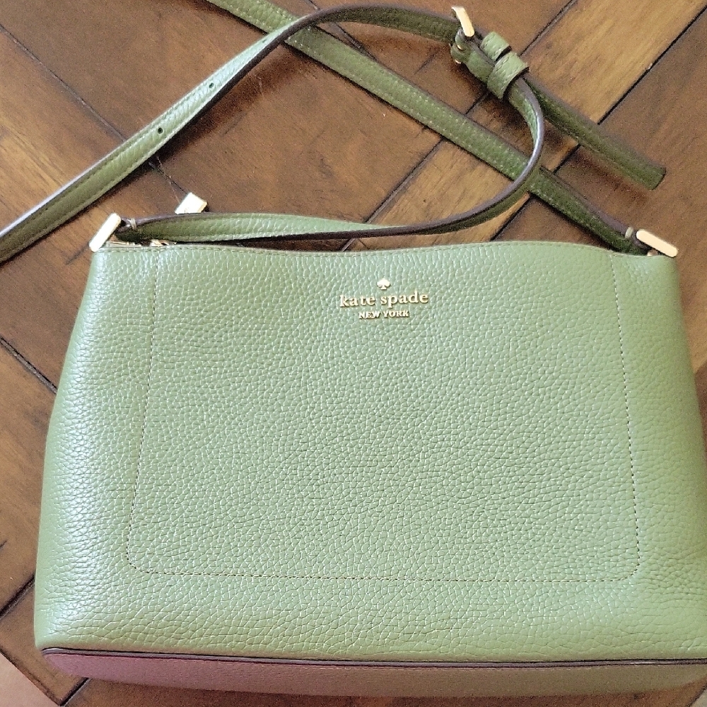 Kate Spade Olive Green Crossbody Bag
